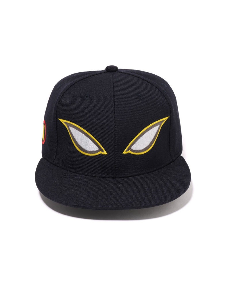 Bape Shadow Snap Back Hüte Herren Navy Blau | QLS-023196