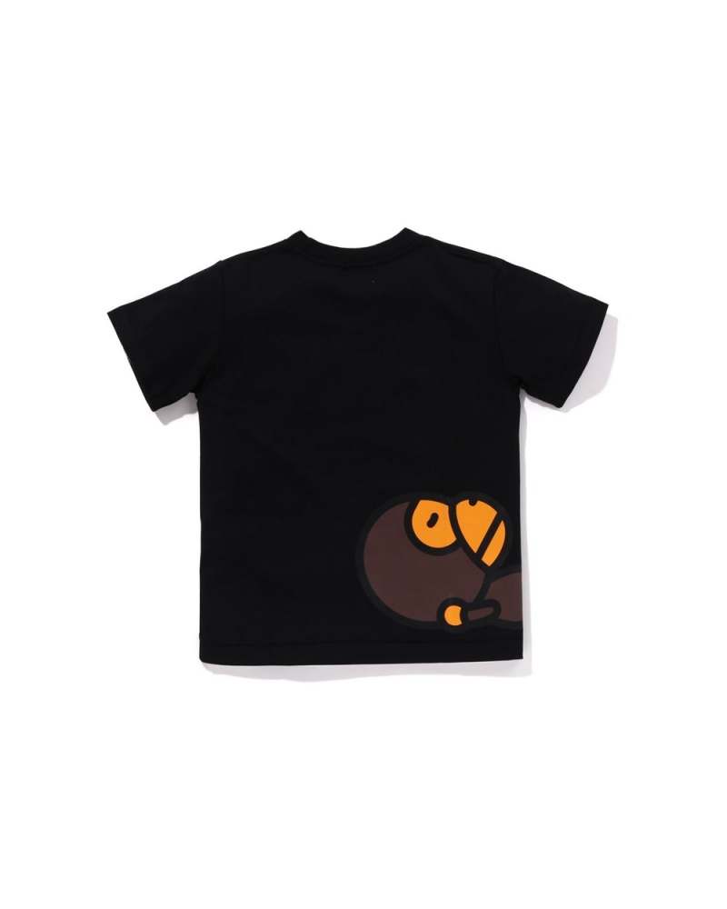 Bape Sleeping Baby Milo Banana Oberteile Kinder Schwarz | WVB-089512