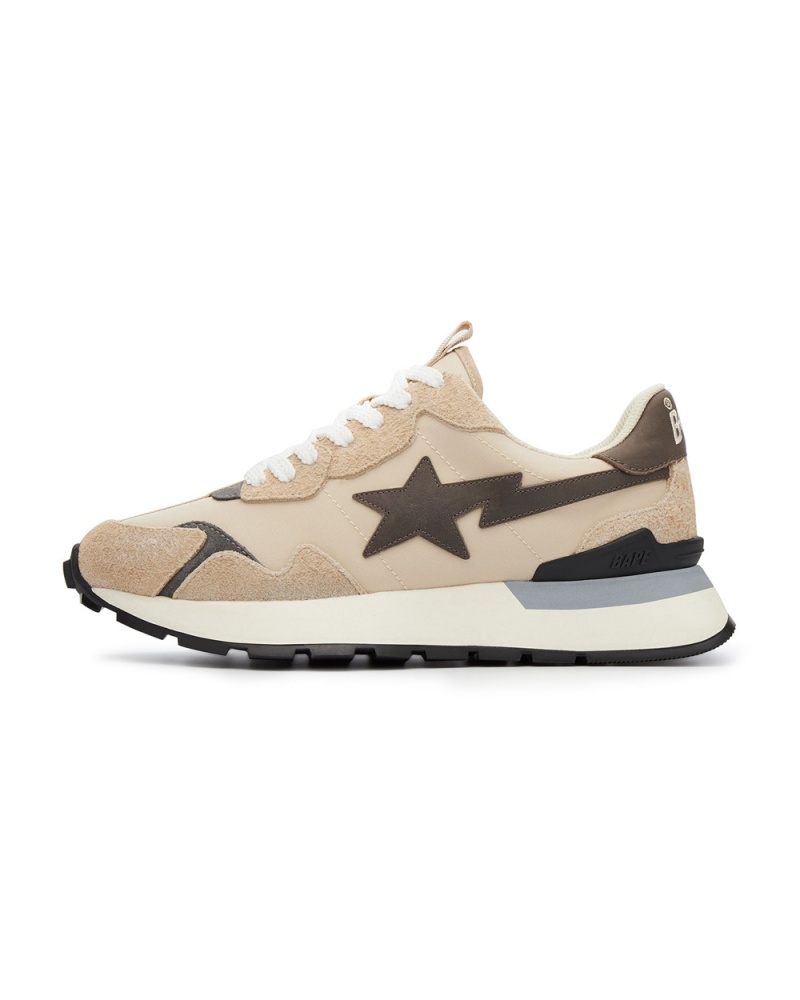 Bape Straßen STA Express #1 M2 Sneakers Herren Beige | NHX-683249