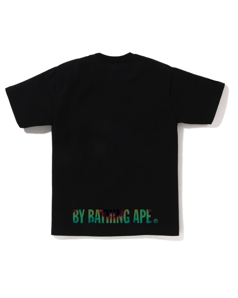 Bape Thermography Ape Face T-shirts Herren Schwarz | GAH-467809