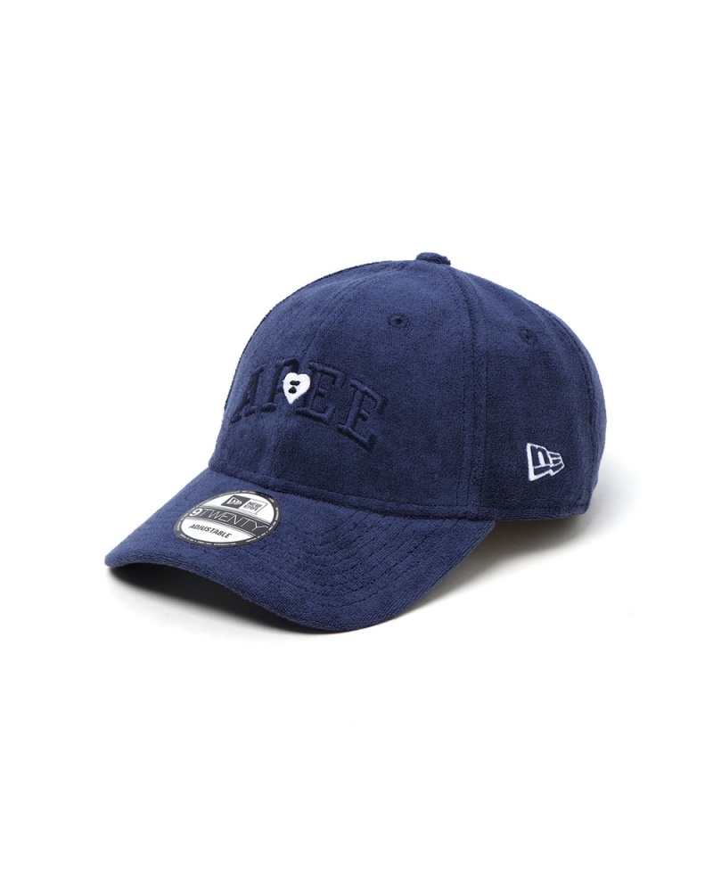 Bape X New Era 9TWENTY logo Hüte Damen Blau | SJM-627345